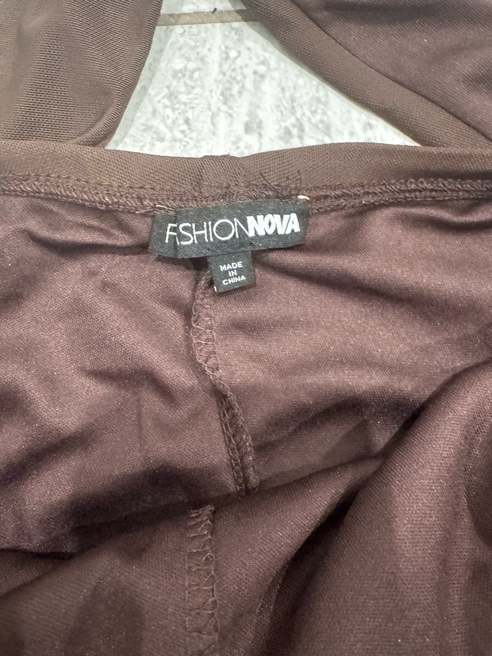 Fashionnova Brown Romper - Picture 5 of 6